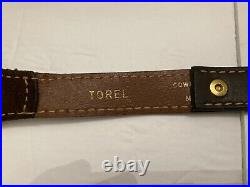 Torel Rifle Sling #4832 Deer Vintage Brand New Never Used Cowhide Made In USA