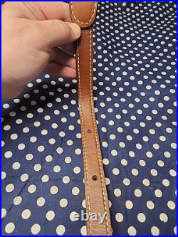 Torel Thomco Tooled Whitetail Acorn White St. Leather Rifle Sling Suede Backed
