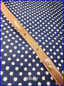 Torel Thomco Tooled Whitetail Acorn White St. Leather Rifle Sling Suede Backed