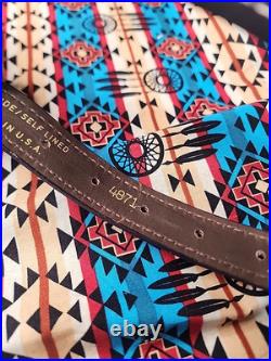 Torel Tooled White Stitched Leather Padded Two Toned Rifle Sling Suede Backed