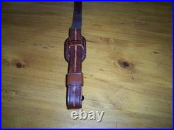 Torel Tooled Whitetail Buck #4850 Leather Padded Rifle Sling Suede Backed