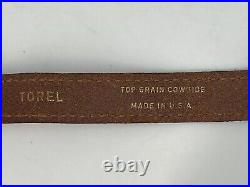 Torrel Rifle Sling 4818 Leather Top Grain Cowhide Deer