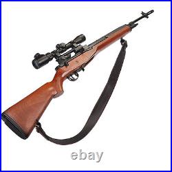 Tourbon 2 Pack Leather Rifle/Shotgun Sling Padded Strap+Gun Mounted Swivel Clip