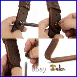 Tourbon Canvas Leather 2 Points Rifle Sling 30-06,45-70 Ammo Carry Holder Pouch Tourbon Canvas Leather 2 Points Rifle Sling 30-06,45-70 Ammo Carry Holder Pouch