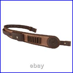 Tourbon Canvas Leather 2 Points Rifle Sling 30-06,45-70 Ammo Carry Holder Pouch Tourbon Canvas Leather 2 Points Rifle Sling 30-06,45-70 Ammo Carry Holder Pouch