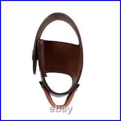 Tourbon Hunting Leather No Drill Gun Sling Carry Strap + Rifle Stock Cover Set