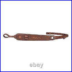 Tourbon Leather 30-06 Gun Sling Strap+Rifle Slip on Recoil Pad. 22lr Ammo Slot