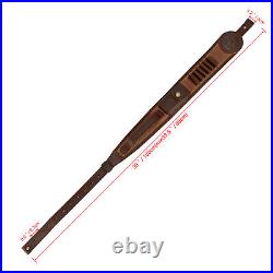 Tourbon Leather Rifle Cartridges Holder Gun Sling Swivels Hunting Accesses Pouch