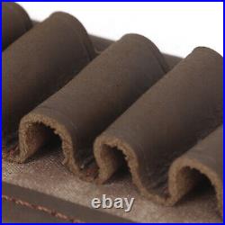 Tourbon Leather Rifle Cartridges Holder Gun Sling Swivels Hunting Accesses Pouch