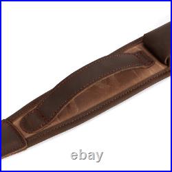 Tourbon Leather Rifle Cartridges Holder Gun Sling Swivels Hunting Accesses Pouch