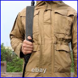 Tourbon Retro Black Leather Rifle Sling Gun Carry Strap Shooting+ 2 Pcs Swivels Tourbon Retro Black Leather Rifle Sling Gun Carry Strap Shooting+ 2 Pcs Swivels