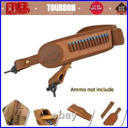 Tourbon Rifle Sling. 22 Ammo Holder Pouch Finger Rest withSwivels for Marlin Ruger