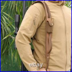 Tourbon Rifle Sling. 22 Ammo Holder Pouch Finger Rest withSwivels for Marlin Ruger