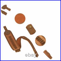 Tourbon Rifle Sling. 22 Ammo Holder Pouch Finger Rest withSwivels for Marlin Ruger