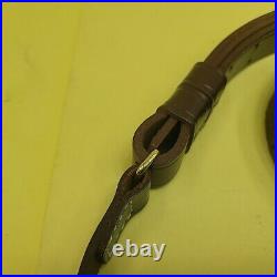 Triple K Leather Traditional Rifle Sling 1 withBrass Hardware