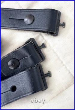 Turner Saddlery Leather Sling, Black, Steyr Mannlicher