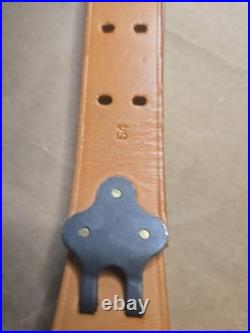 Turner Saddlery Mfg 54 USGI National Match Leather Rifle Sling TSCO