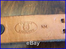 Turner Saddlery National Match Service Rifle Leather Sling Tan 50 M1 Garand