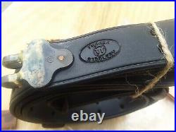 Turner Saddlery police tactical rifle sling black leather 50