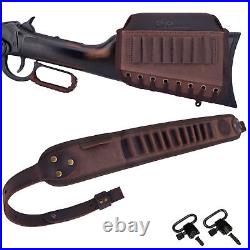 USA 1 Set Canvas Rifle Buttstock Holder, Gun Sling For. 308.30-06 Right / Left