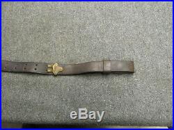 Us Army Trapdoor Springfield / Krag Rifle Leather Sling-original-complete