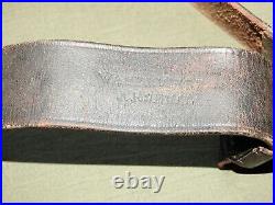 US Army Indian Wars TRAPDOOR SPRINGFIELD WATERVLIET ARSENAL LEATHER RIFLE SLING