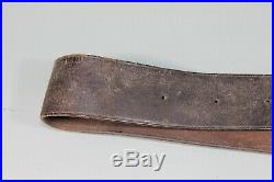 US Civil War Indian Wars Leather Rifle Musket Sling Strap Inspector Marked S81