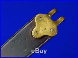 US WW1 WW2 Model 1907 Garant Springfield Winchester 1918 G&K Rifle Leather Sling