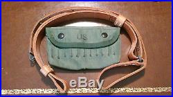 U. S. M. C. M24 Sniper Rifle Leather Sling & Ammo Pouch
