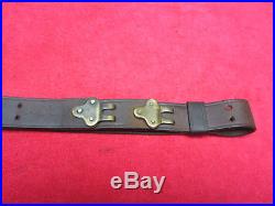 U. S. WWII Model 1907 Original Leather Rifle Sling dated 1918
