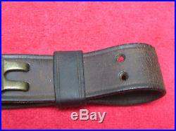 U. S. WWII Model 1907 Original Leather Rifle Sling dated 1918