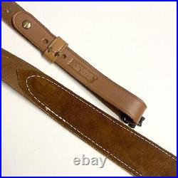 Uncle Mike's Leather Cobra Sling 1 Rifle Strap + Swivels Basketweave Brown USA