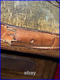 Uncle Mikes Leather Rifle Sling With Leather Fringes & Knife Pouch