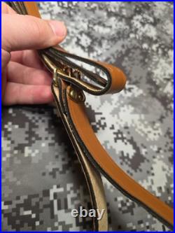 Uncle Mikes Military Leather Buckle Rifle Sling