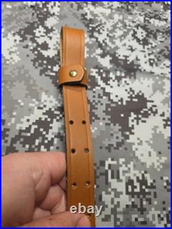 Uncle Mikes Military Leather Buckle Rifle Sling