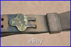 Us Wwi Or Wwii Rifle Leather Sling Springfield Or Garand Military Ww1 Or Ww2