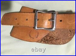 VINTAGE LEATHER WINCHESTER MODEL 52 LEATHER SLING/ Shooting Cuff (AL FREELAND)