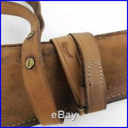 VTG Leather Two-Piece Rifle Scabbard 2300 22 with Hunter Quick Fire Sling 230