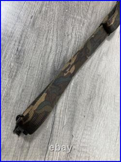 VTG Mossy Oak Greenleaf Camo Nylon Web Gun Rifle Shotgun Sling 1.25 with Swivels