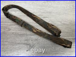 VTG Mossy Oak Greenleaf Camo Nylon Web Gun Rifle Shotgun Sling 1.25 with Swivels