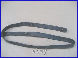VTG Original WWII Era Rifle Leather Sling Strap 44x1 for M1 Carbine or Another