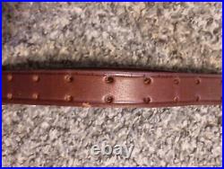 Vintage 1 Military Style Leather Rifle Sling Redhead Brand No 36515