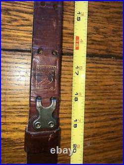 Vintage 1 Red Head Brand Leather Rifle Sling/Strap, with Swivels