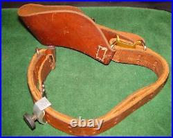 Vintage AL FREELAND Competition Rifle Sling with Aluminum Keeper & Leather Cuff