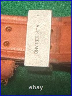 Vintage Al Freeland Competition Shooter's Leather Rifle Sling + Keeper