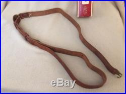 Vintage BOYT Military Oiled 1 SL 7K Leather Rifle Sling in Original Box