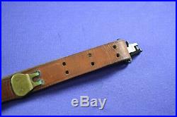 Vintage BOYT Rifle Sling Leather with Jaeger Swivels Carbine Military Hunting