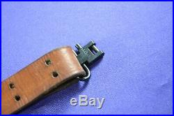 Vintage BOYT Rifle Sling Leather with Jaeger Swivels Carbine Military Hunting