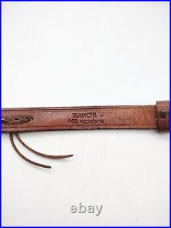 Vintage Bianchi #60 Cobra Leather Rifle Sling 32