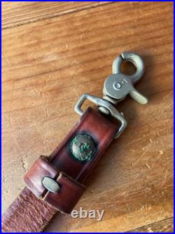Vintage Bianchi #70 Cobra Stitched Sheep Backed Leather Rifle Sling